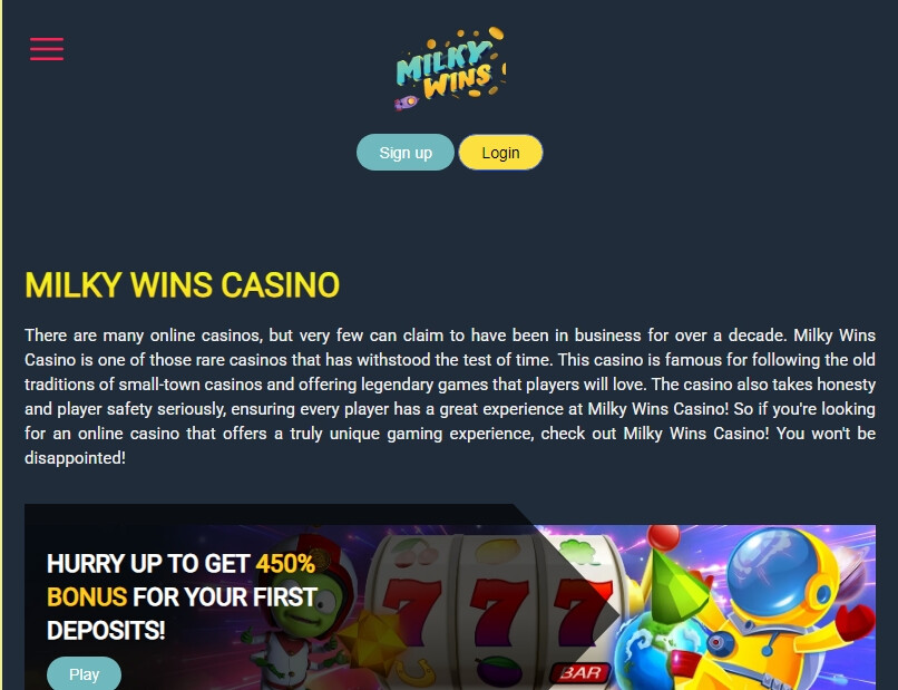 Discover the Galaxy of Games at Milky Wins Casino Discover the Galaxy of Games at Milky Wins Casino